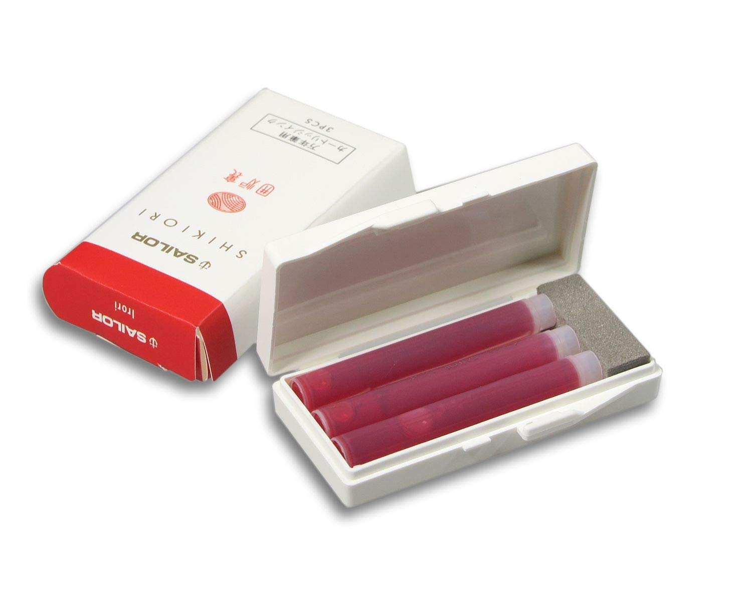 Sailor Fountain Pen with Shiki Ori Ink Cartridge 3 Piece Set Hearth Irori Color