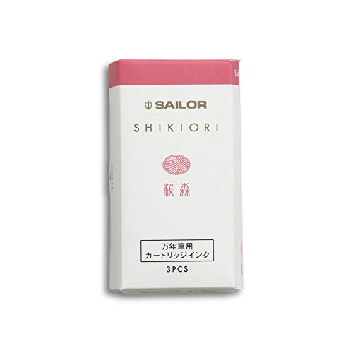 Sailor Fountain Pen Shikiori Ink Cartridge - Sakuramori 3 Pieces Set