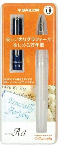 Sailor Fountain Pen Hiace Neo Clear 1.0mm Calligraphy Width Model 12-0155-100