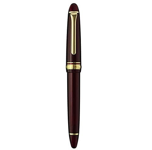 Sailor Fountain Pen Profit Shining Red with Light Gold Trim Bold 11-1038-630