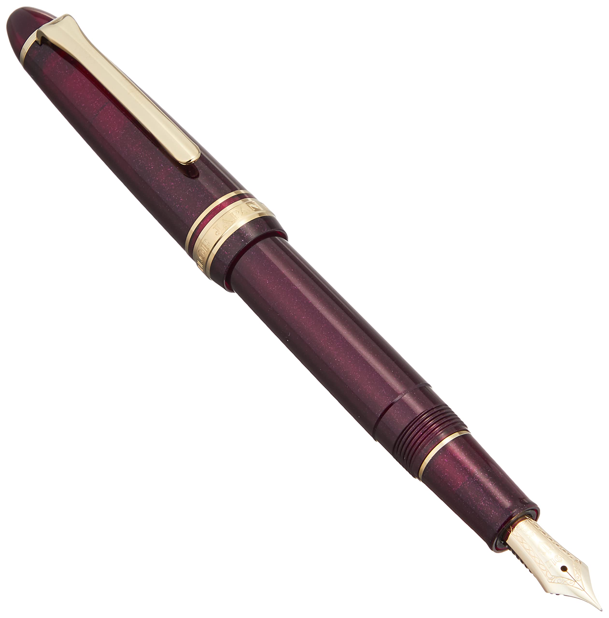 Sailor Fountain Pen Profit with Fine Point and Light Gold Trim Shining Red - 11-1038-230
