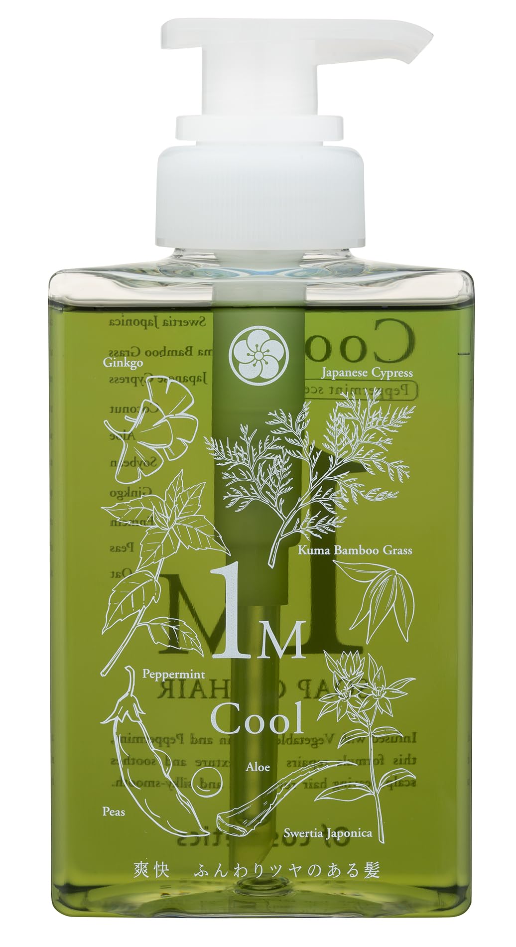 Of Cosmetics Soap Of Hair 1-M Peppermint Scalp Care Shampoo 265ml for Dandruff