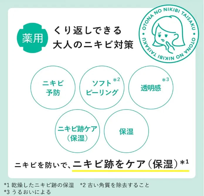 Kracie Hadabisei Facial Wash (Acne Care) 110g