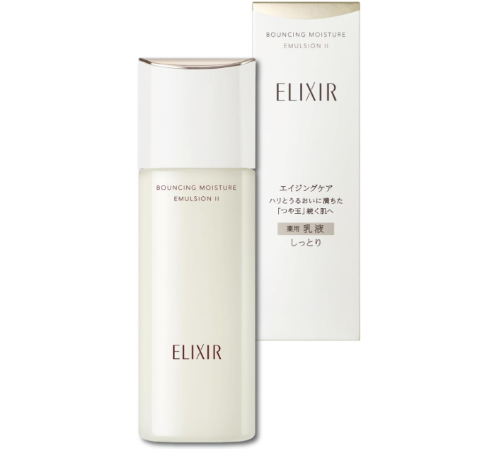 Shiseido Elixir Bouncing Moisture Emulsion II (Moist Type) 130ml - Japanese Moisture Emulsion