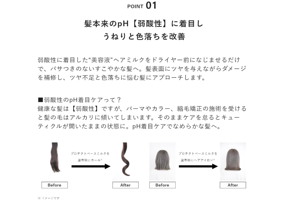 &be Protect Hair Milk for Smooth and Shiny Wavy Hair