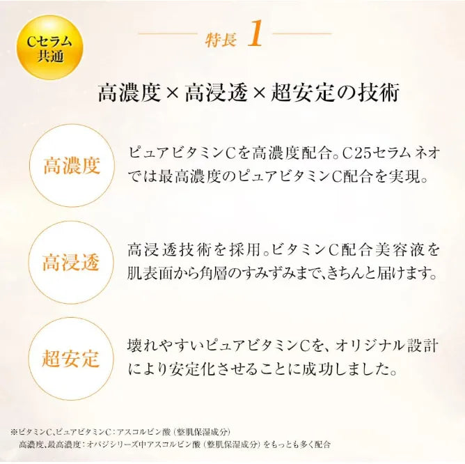 Rohto Obagi C25 Vitamin C Serum 12Ml Advanced Skin Brightening Formula