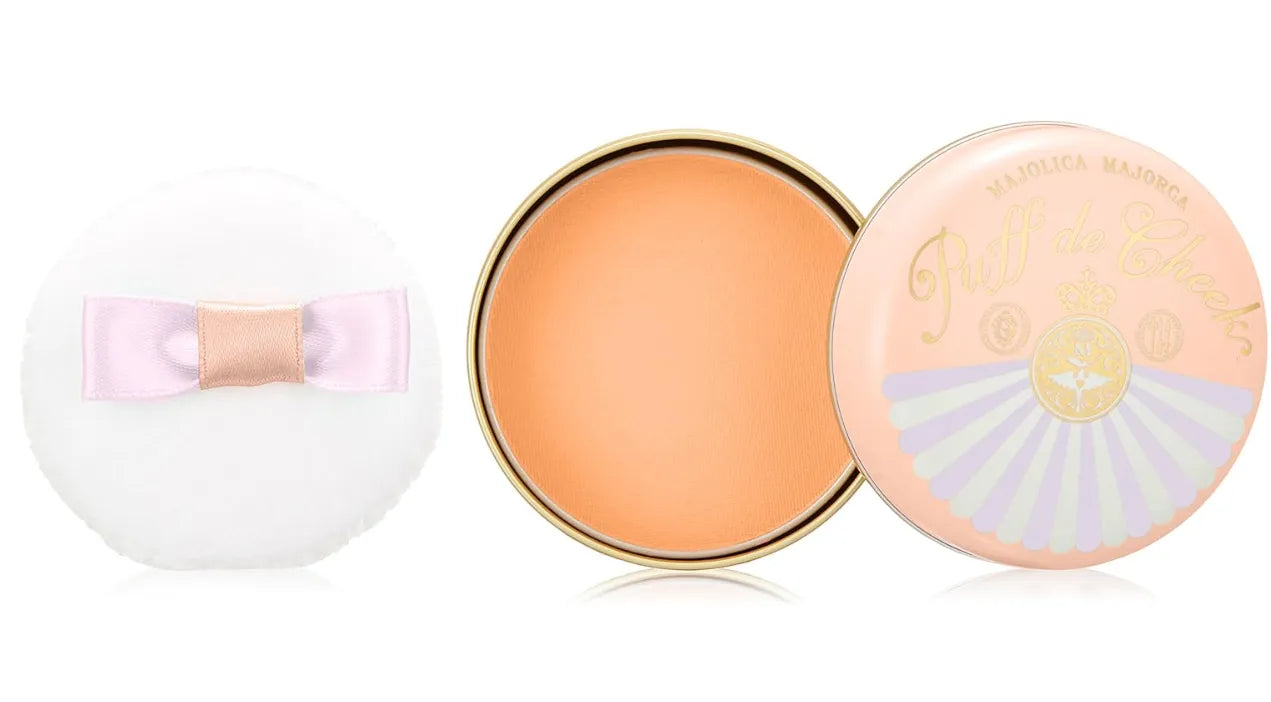 Shiseido Majolica Majorca Makeup Puff De Cheek Powder Blush 7g - Powder Type Blush Products