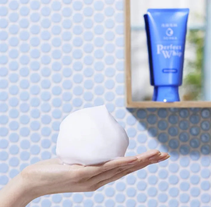 Shiseido Senka Perfect Whip Facial Cleansing Foam 120g for Smooth Skin