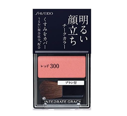 Shiseido Integrate Gracy Cheek Red 300 2g - Contains Moisturizing Ingredients