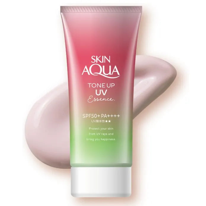SKIN AQUA Tone Up UV Essence Happiness Aura Sunscreen Rose 80g