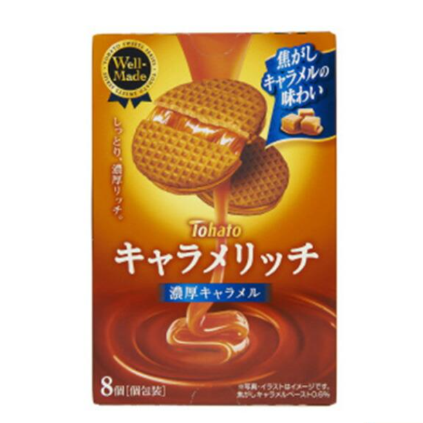 Distribution Tohato Rich Caramel Sandwich Cookies 24 Pieces
