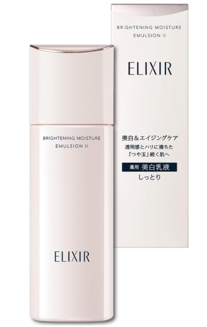 Shiseido Elixir Whitening Clear Emulsion II 130ml - Blanqueamiento japonés y cuidado de la piel por edad
