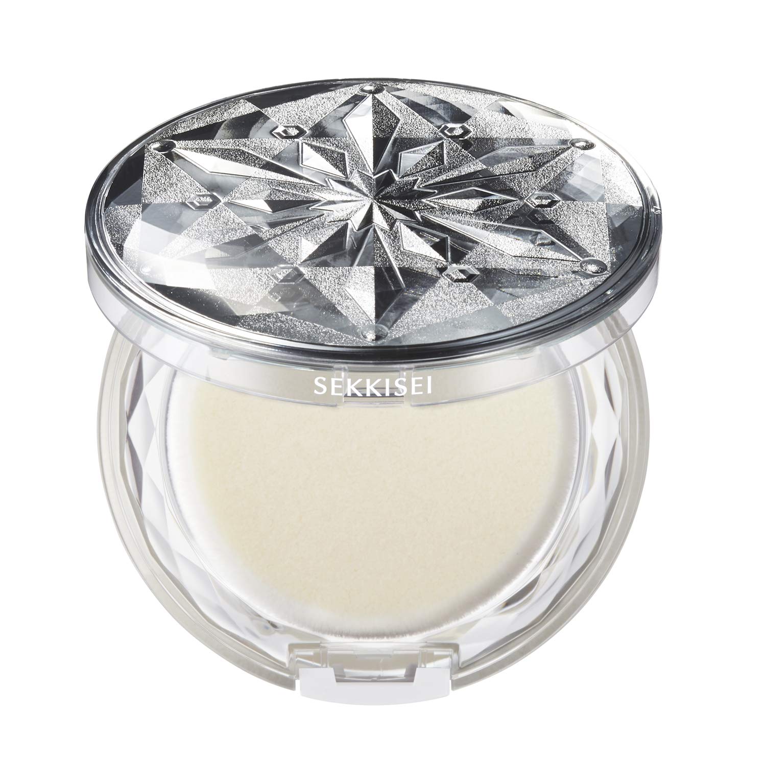 Sekkisei Snow CC Powder Case Lightweight Compact for Skin Perfection