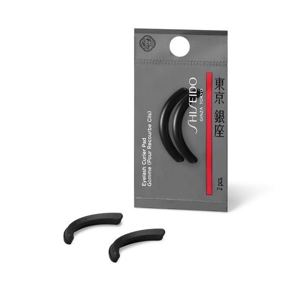 Shiseido Eyelash Curler with Replacement Rubber for Enhanced Curl