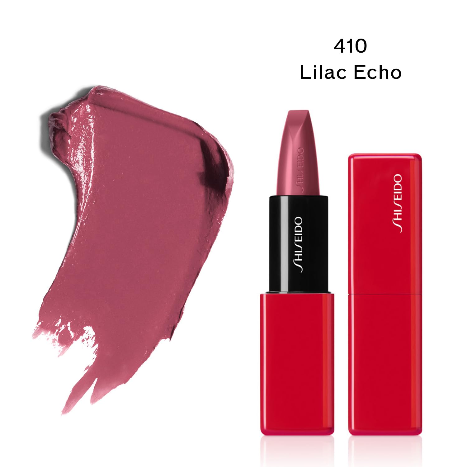 Shiseido Techno Satin Gel Lipstick 410 Lilac Echo 3.3G Moisturizing