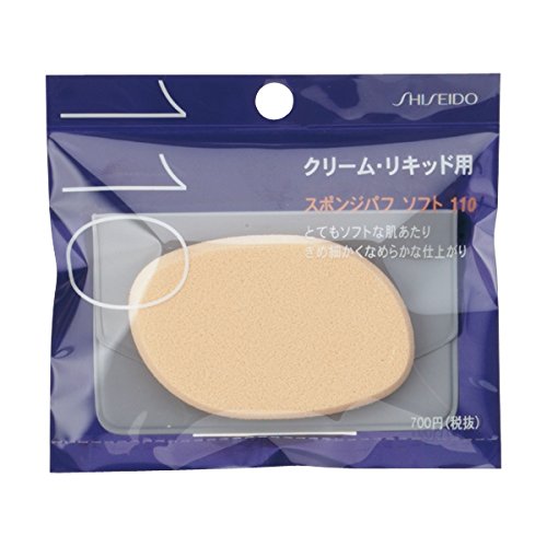 Shiseido Sponge Puff Soft for Liquid and Cream Makeup Types 110