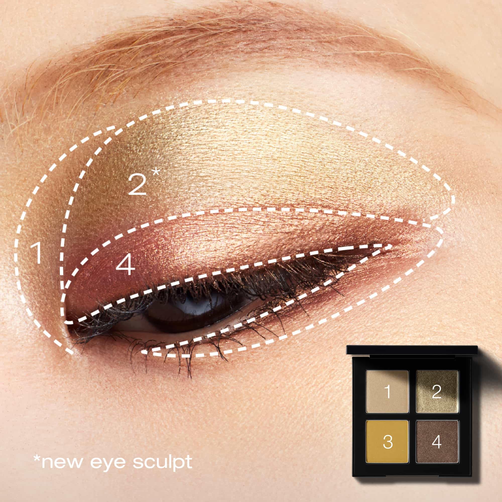 Shu Uemura Chromatics 5.6G Ice Sculpt Summer Matsuri Eyeshadow Palette Authentic