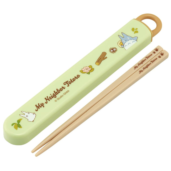 Skater Children's Chopsticks Set 16.5cm Antibacterial Totoro & Cat Bus Design