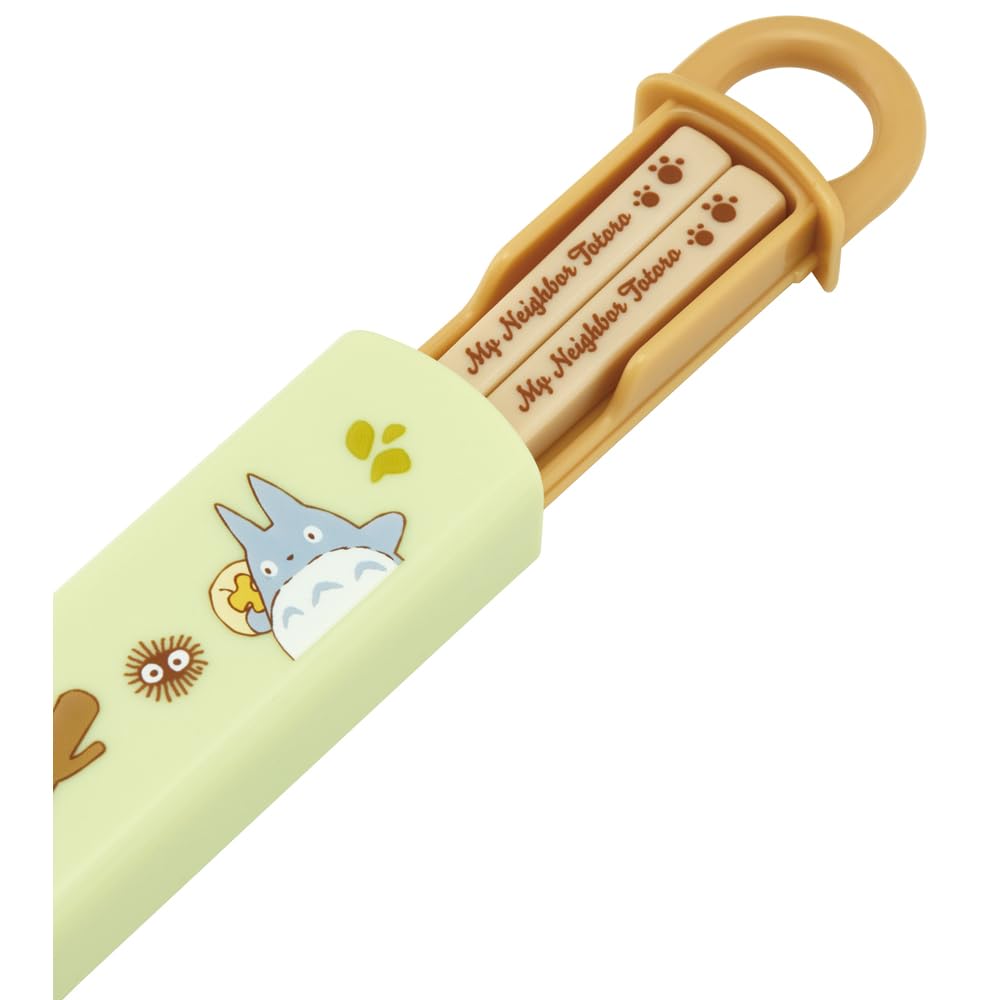 Skater Children's Chopsticks Set 16.5cm Antibacterial Totoro & Cat Bus Design