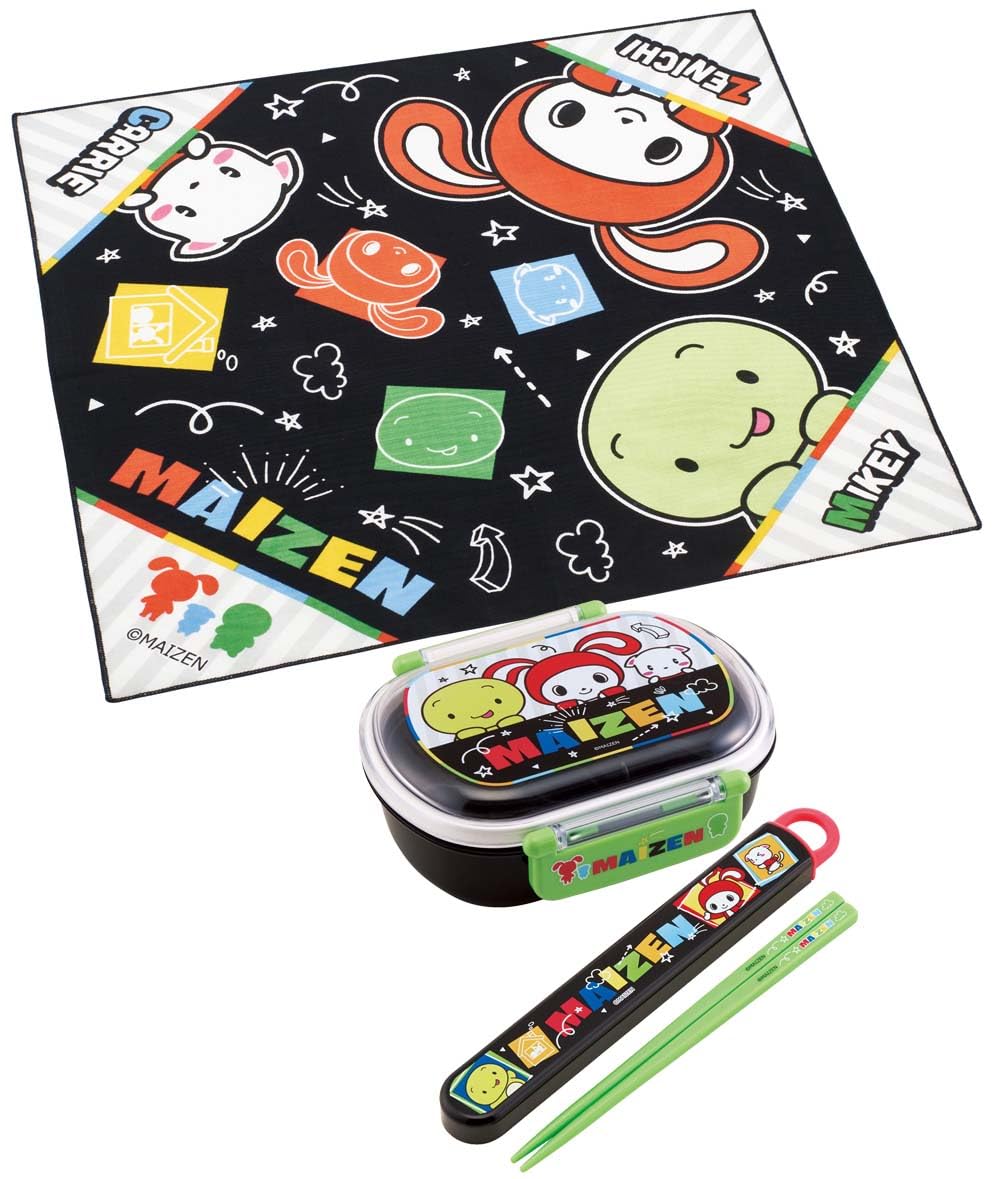 Skater Kids Lunch Box Cloth 43x43cm Made in Japan Maizen Sisters