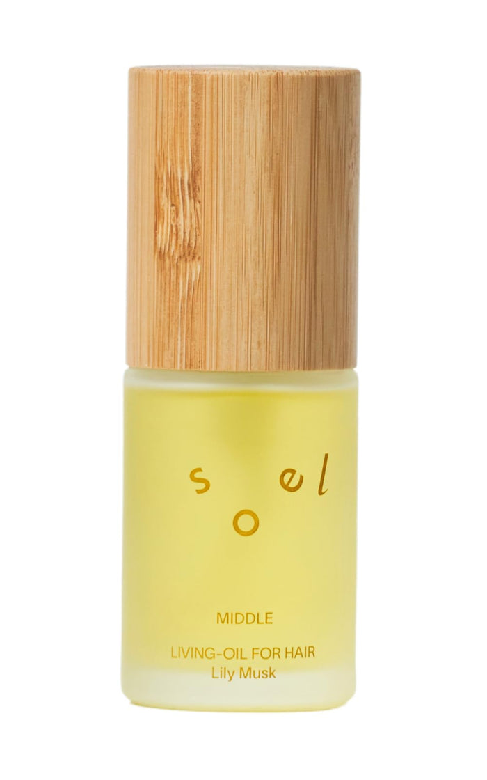 솔 리빙 헤어 오일 30mL - 퍼펙트 볼륨 릴리 머스크 오가닉 포뮬러