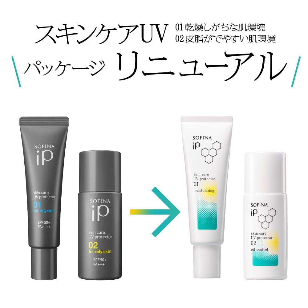SOFINA iP UV 02 Sunscreen for Sebum-Prone Skin Protection