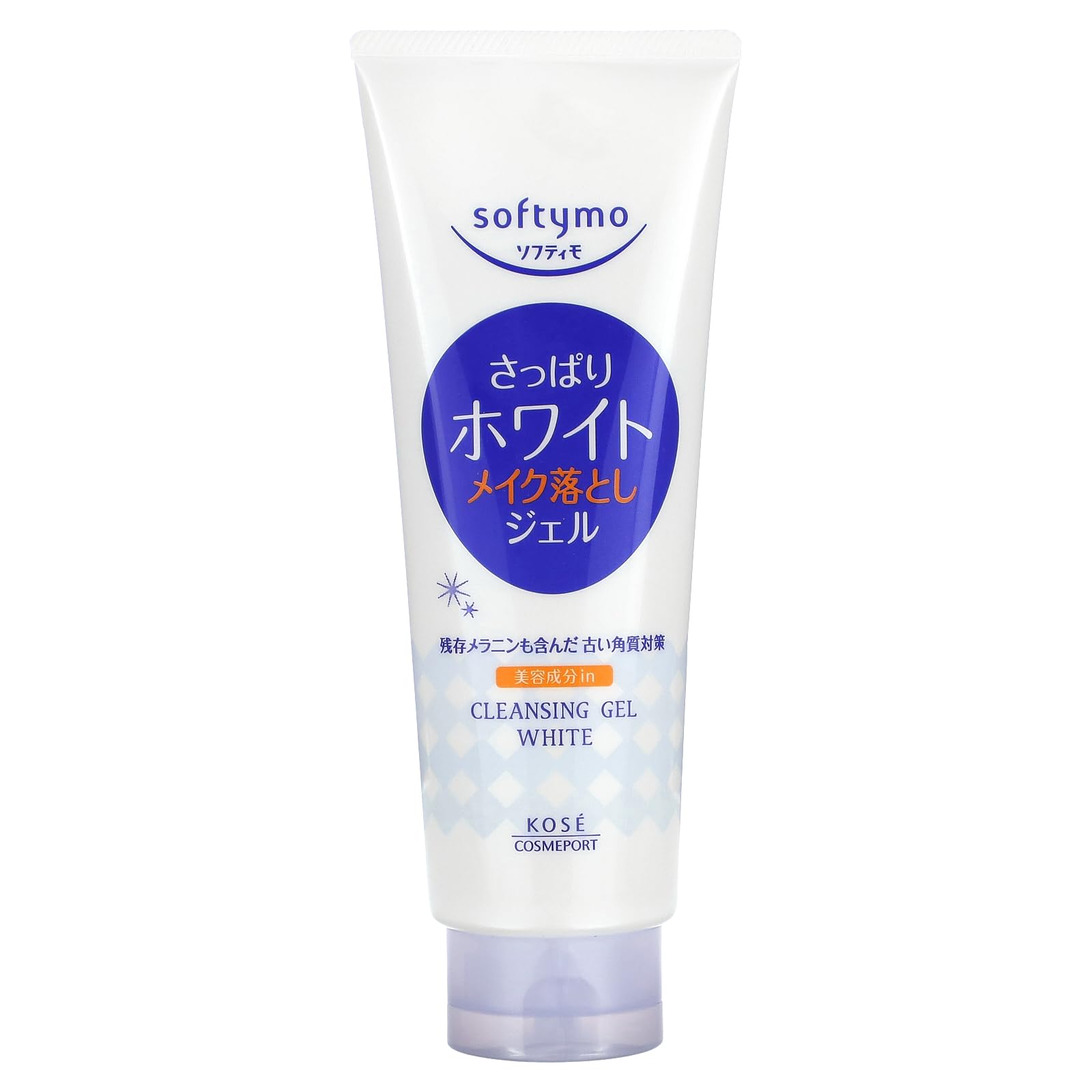 Kose Cosmeport Softymo White Cleansing Gel 210G Gentle Skin Cleanser
