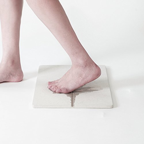 Soil Japan Diatomaceous Earth Bath Mat Gem Non-Slip Quick-Dry Eco-Friendly