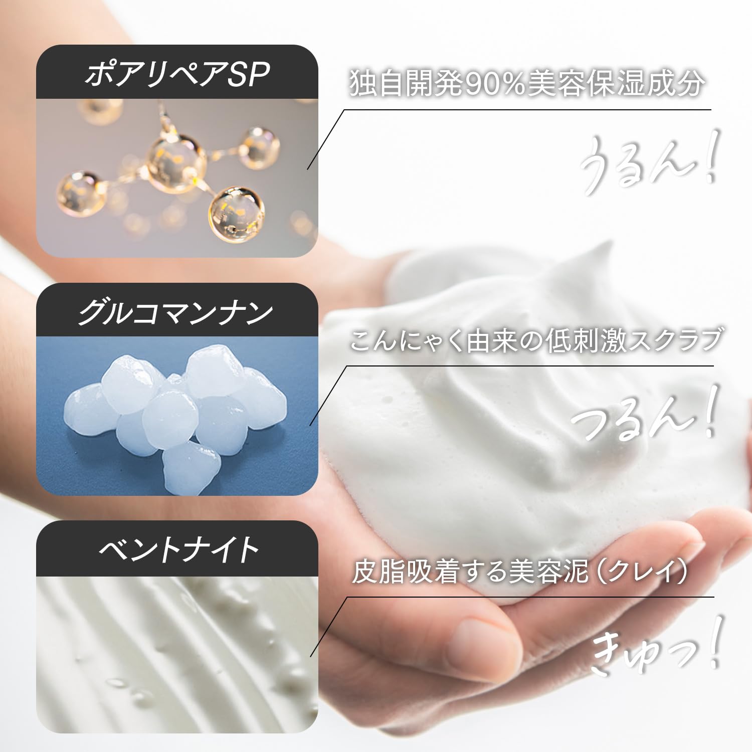 Doctor Re9 Pore Repair Facial Cleanser - Moisturizing Clay Wash 80g