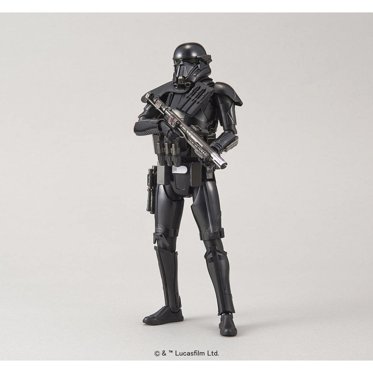 Bandai Spirits Star Wars Death Trooper Black Model - 1/12 Scale Color-Coded Plastic
