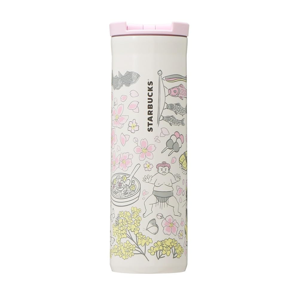 Starbucks 473ml Sakura Stainless Steel Tumbler - Coffee Bottle Gift Japan Edition
