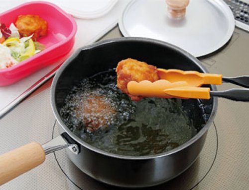 Summit 16cm One-Handle Iron Fry Pot with Lid Cooking Essential