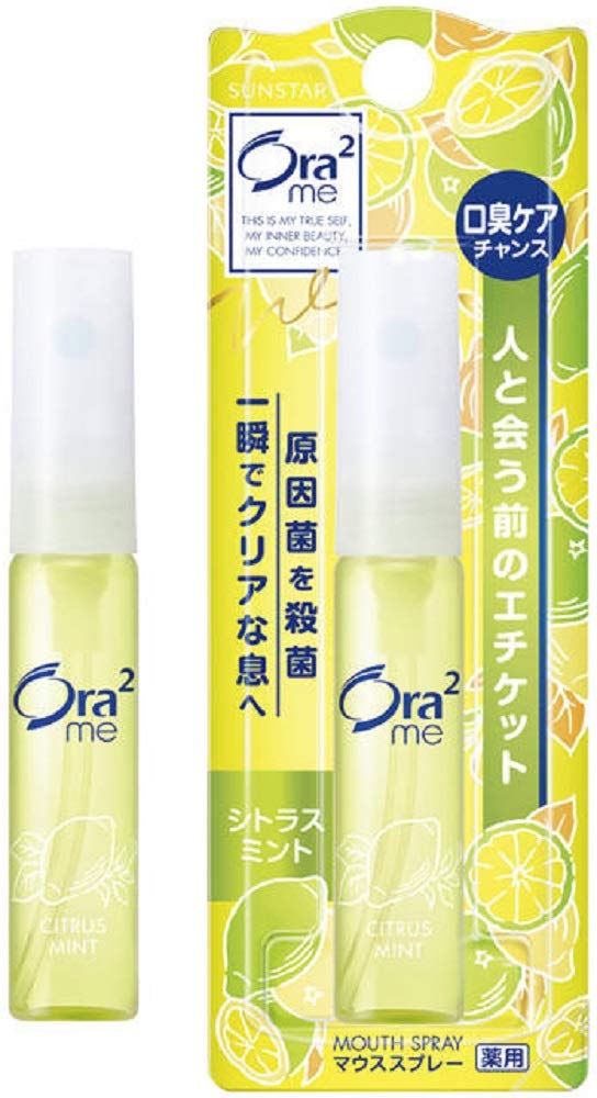 Sunstar Ora2 Citrus Mint Mouth Spray 6ml - Fresh Breath on the Go