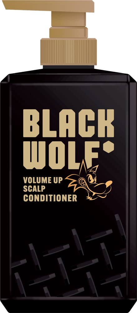 Black Wolf Scalp Conditioner 380ml - Volumizes & Strengthens Black Hair Citrus Aroma