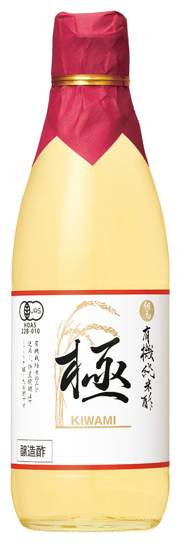 Tajima Jozo Organic Junmai Rice Vinegar 360Ml - Pure and Natural
