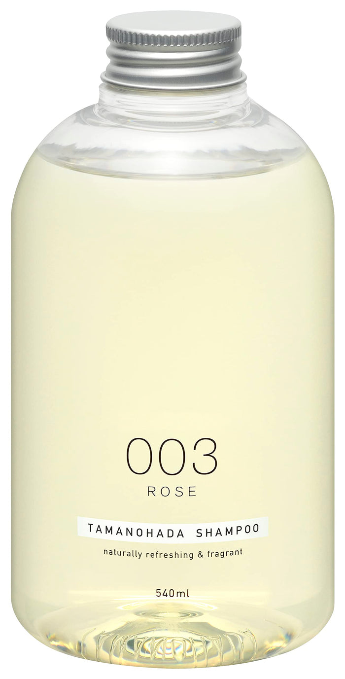 Tamanohada Shampoo 003 Rose 540Ml - Luxurious Floral Hair Care