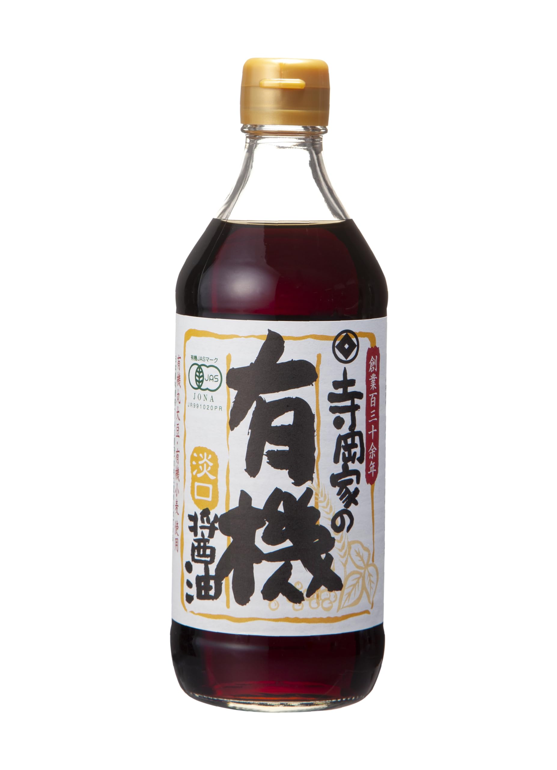 Teraoka Usukuchi Organic Japanese Light Soy Sauce 500ml