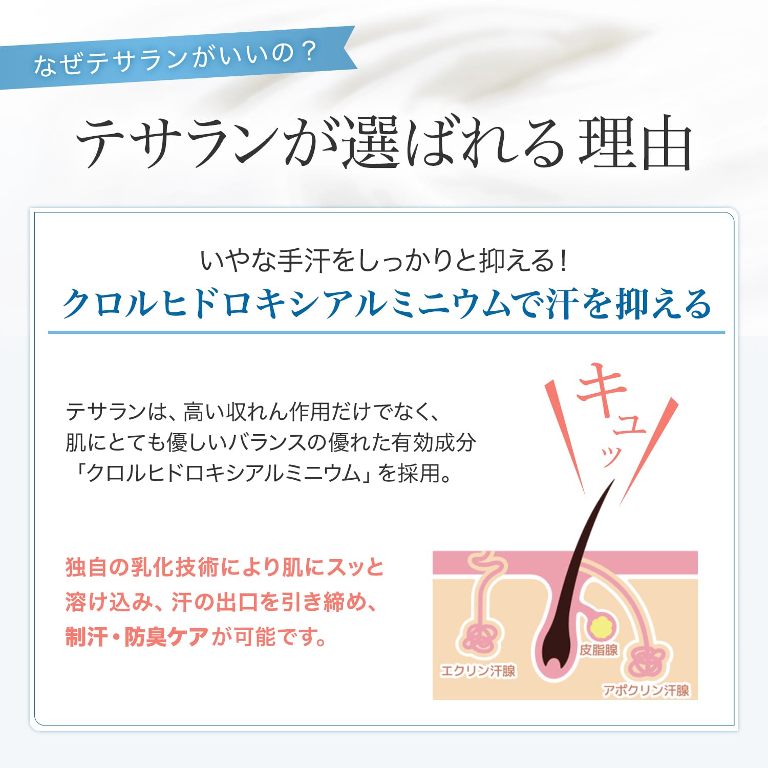 Tesaran 止汗護手霜 25克 藥用草本香型止汗劑