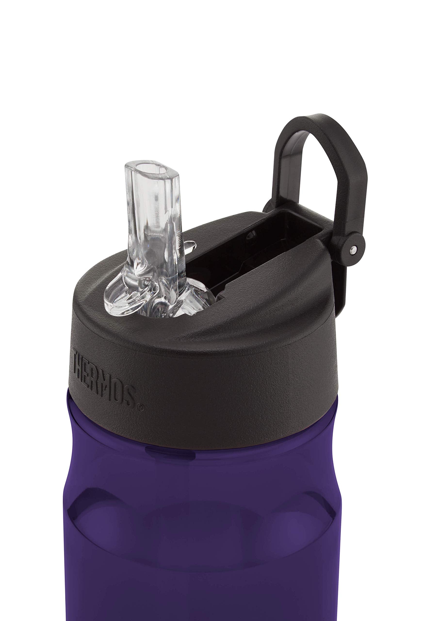 Thermos 530ml Deep Purple Hydration Bottle with Straw Eastman Tritan Copolyester