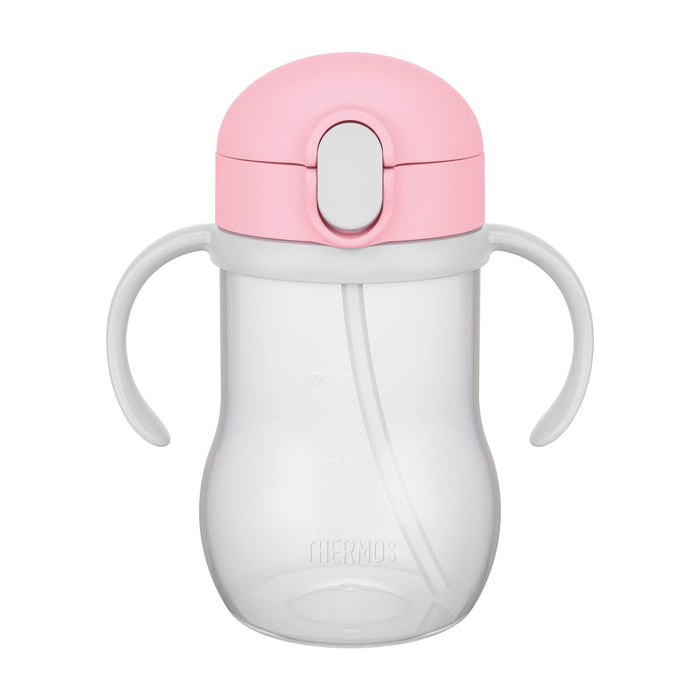 Thermos Baby 350ml Leak-Proof Straw Mug in Powder Pink