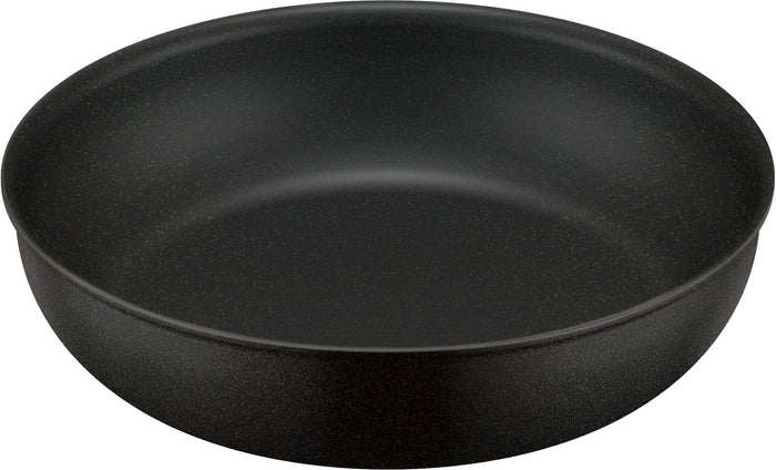 Thermos 26cm Black Frying Pan Durable Series with Detachable Handle IH Compatible