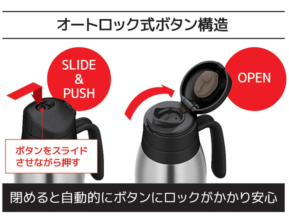 Thermos Clear Stainless Steel Field Pot 1.5L Thermos Thy-1500 Cs