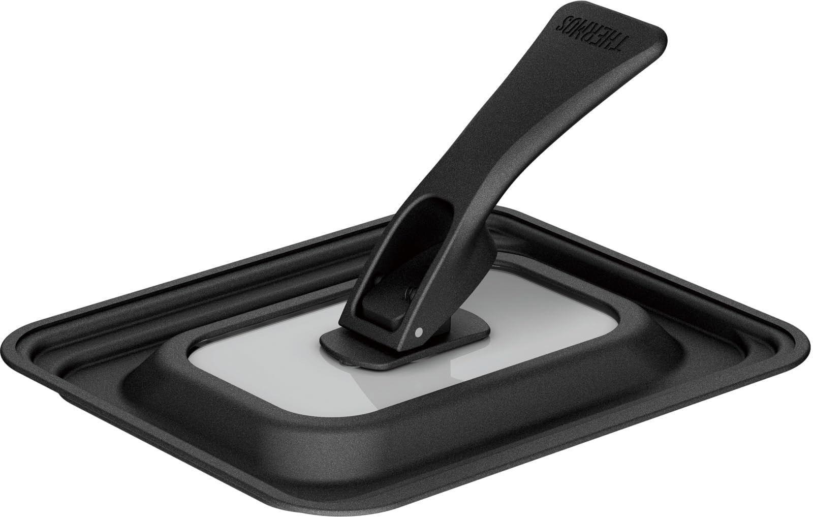 Thermos Kli-001 Bk 13/15Cm Compatible Black Folding Stand Type Egg Fried Pan Lid