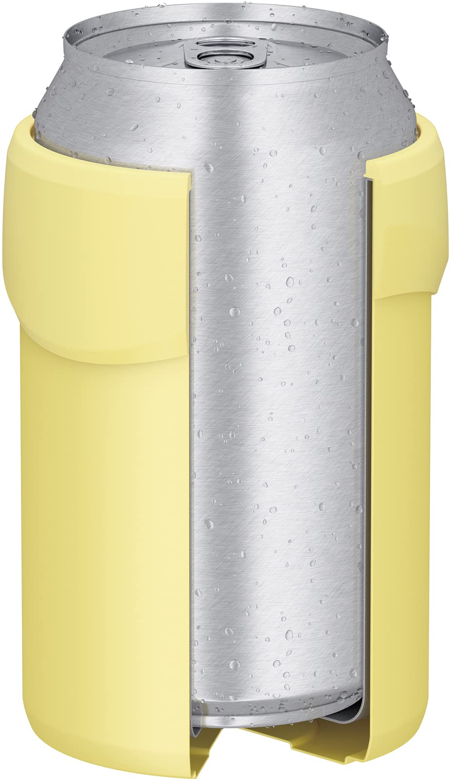Thermos 350ml Yellow Insulated Can Holder 2-Way Type - Jdu-350 Y