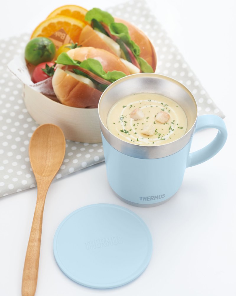 Thermos JDC-351LB Light Blue Insulated Mug 350ml Capacity