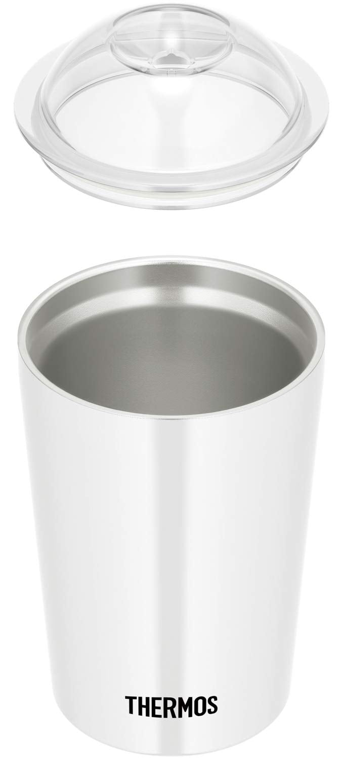 Thermos 300ml Insulated White Straw Cup - JDJ-300 WH Series