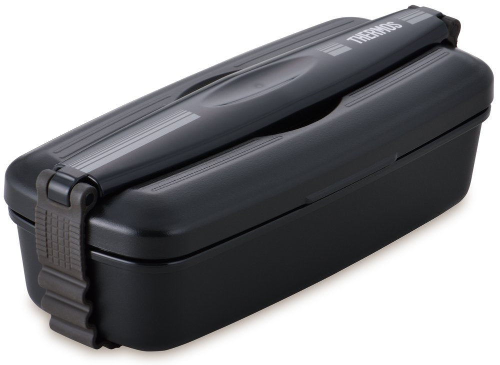 Thermos 2 Tier 900ml Fresh Lunch Box in Black Gray - Djb-905W Bkgy
