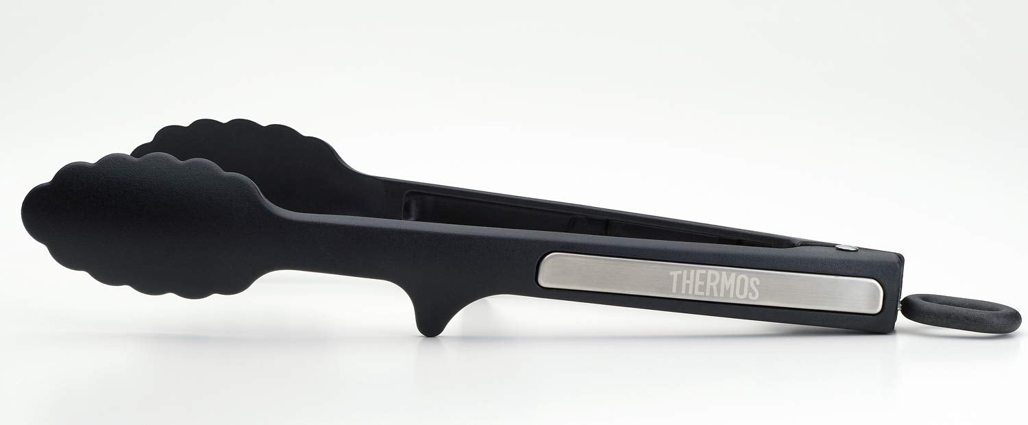 Thermos Black Nylon Kitchen Tongs Kt-T001 Bk - Essential Kitchen Tools
