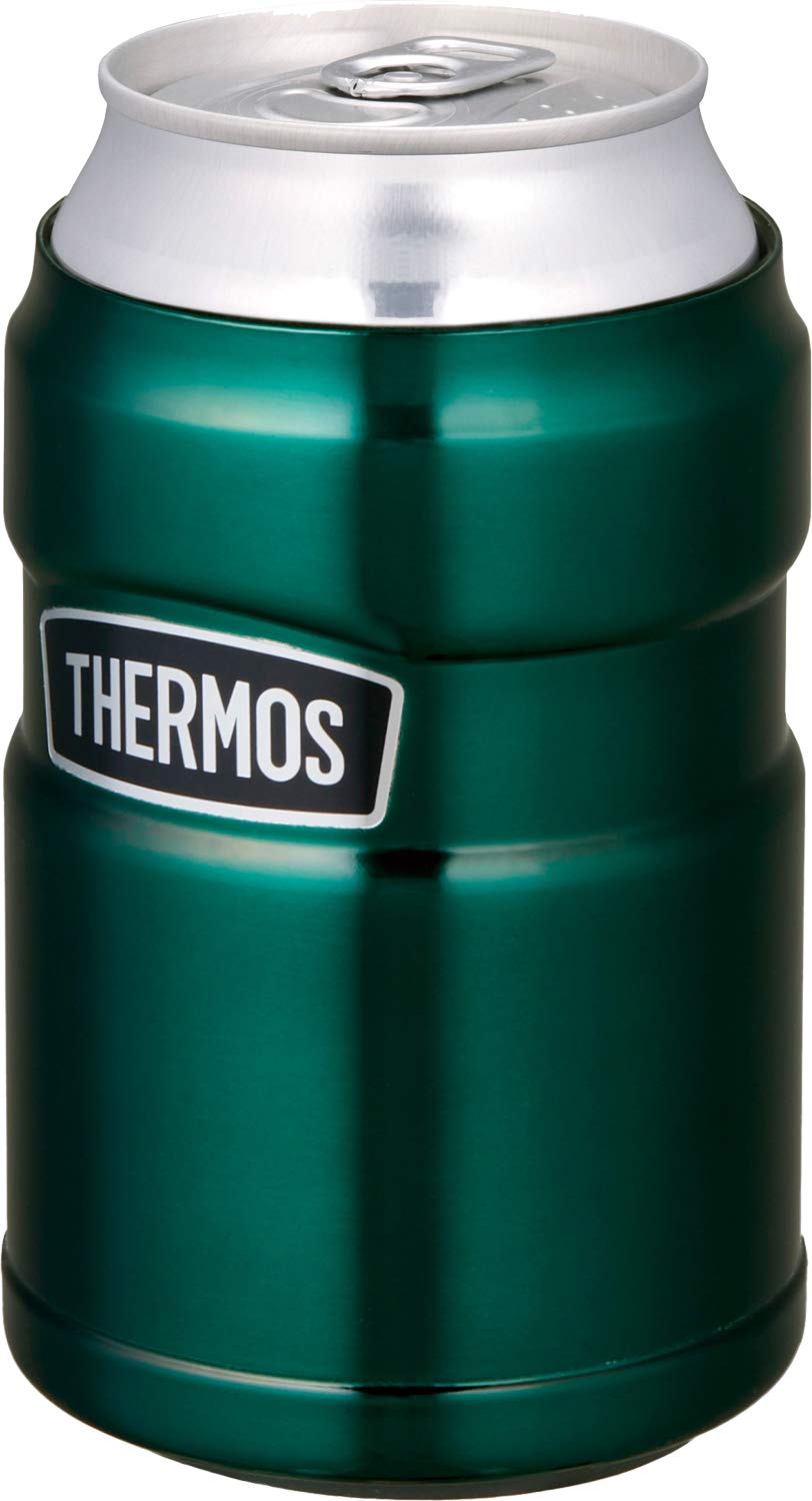 Thermos Outdoor Series Pine Green Cool Can Holder 2-Way for 350ml Cans