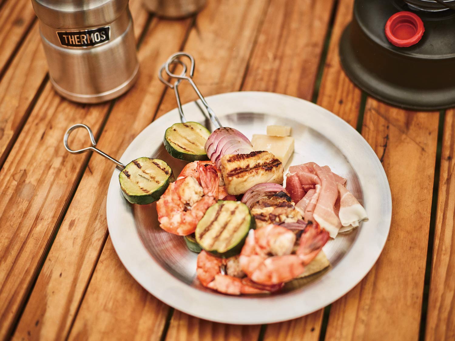 Thermos Outdoor Series 21Cm Stainless Steel Plate Model Rot-003 S